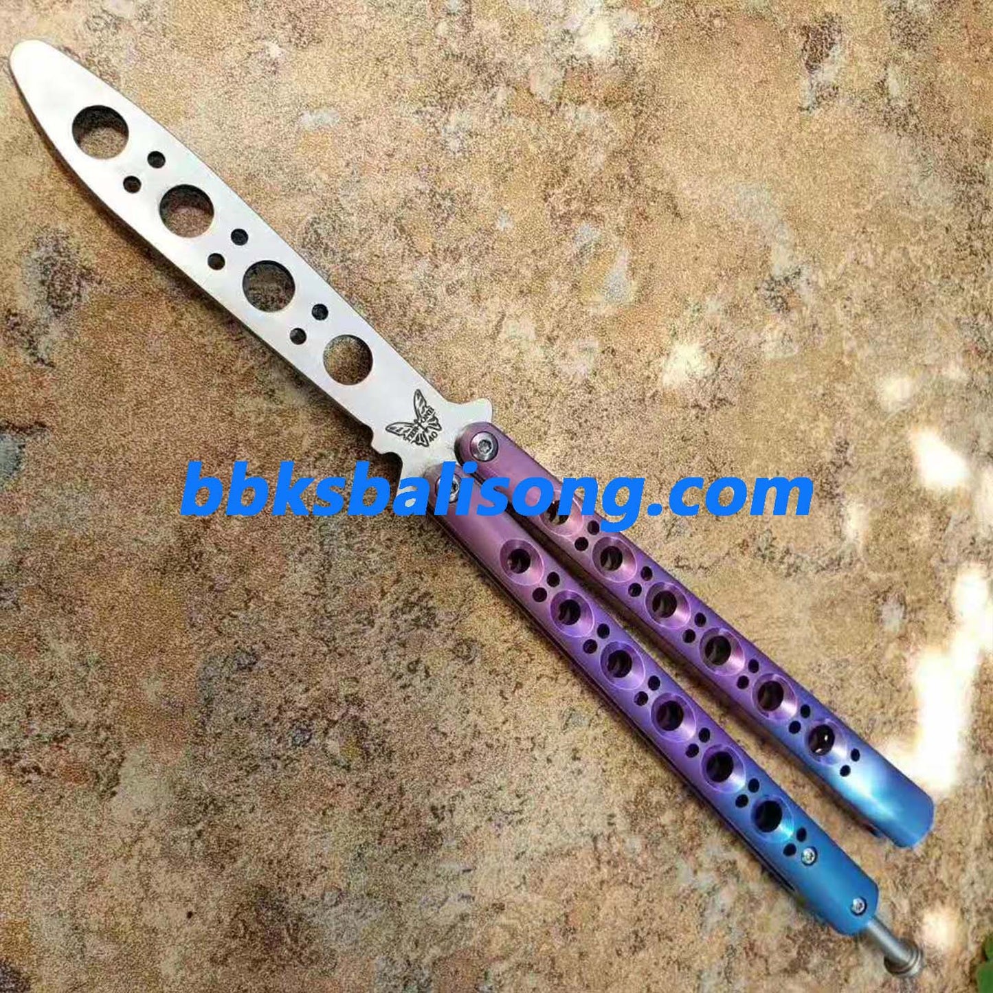 Theone Benchmade BM40 Balisong Clone Titanium Handle