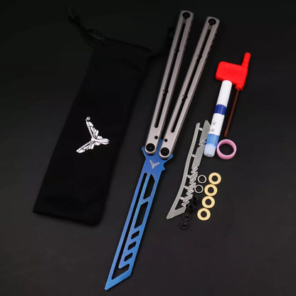 XDYY Krake Raken (Kraken) V3 Balisong Clone Stainless Steel Handle