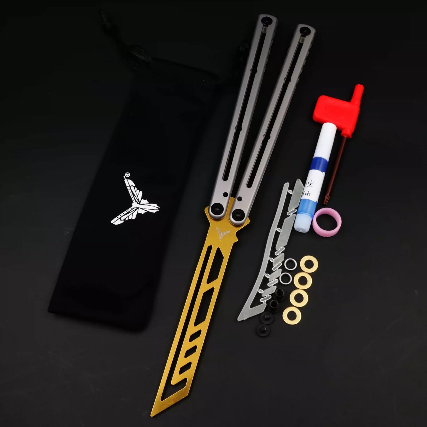 XDYY Krake Raken (Kraken) V3 Balisong Clone Stainless Steel Handle