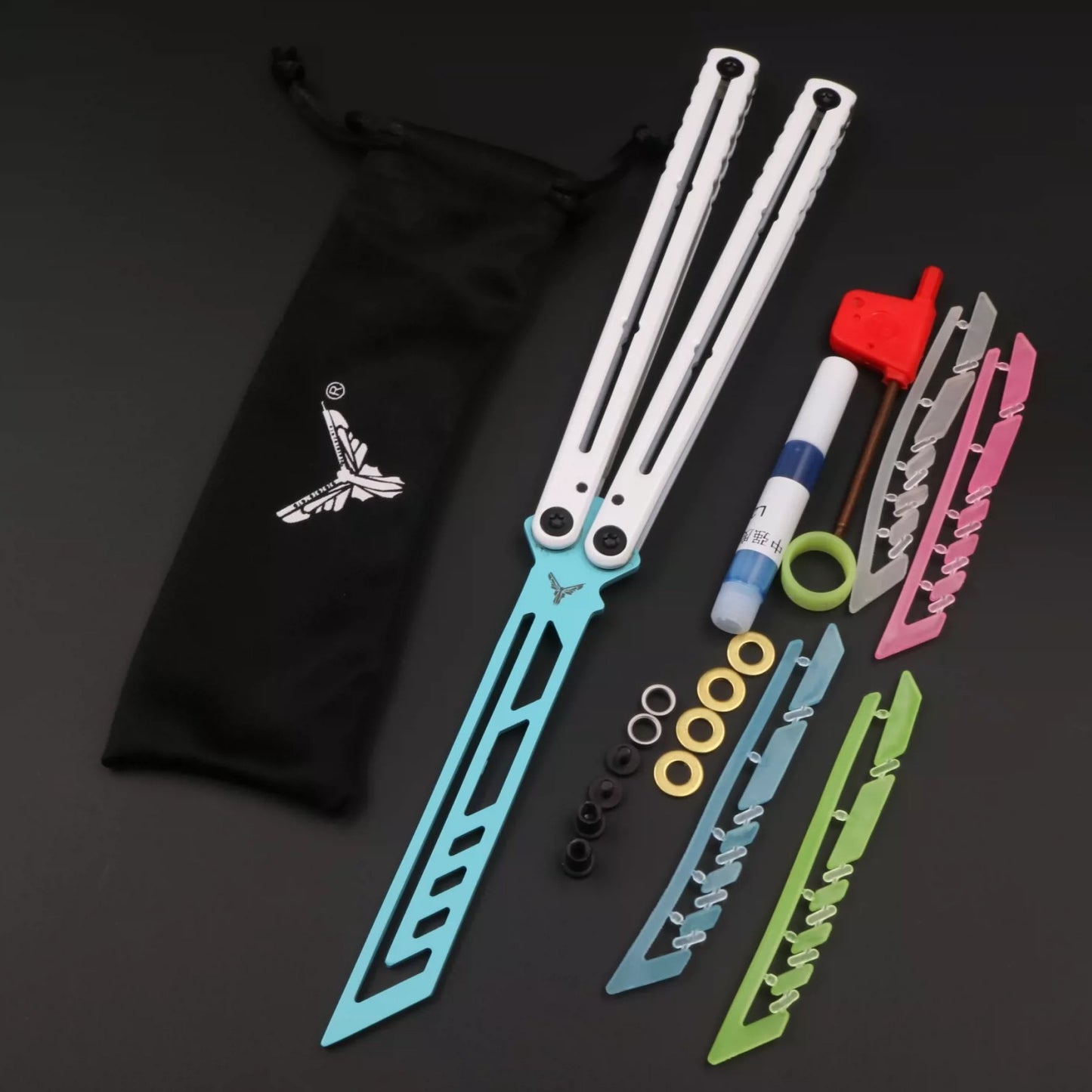 XDYY Krake Raken (Kraken) V3 Balisong Clone Stainless Steel Handle