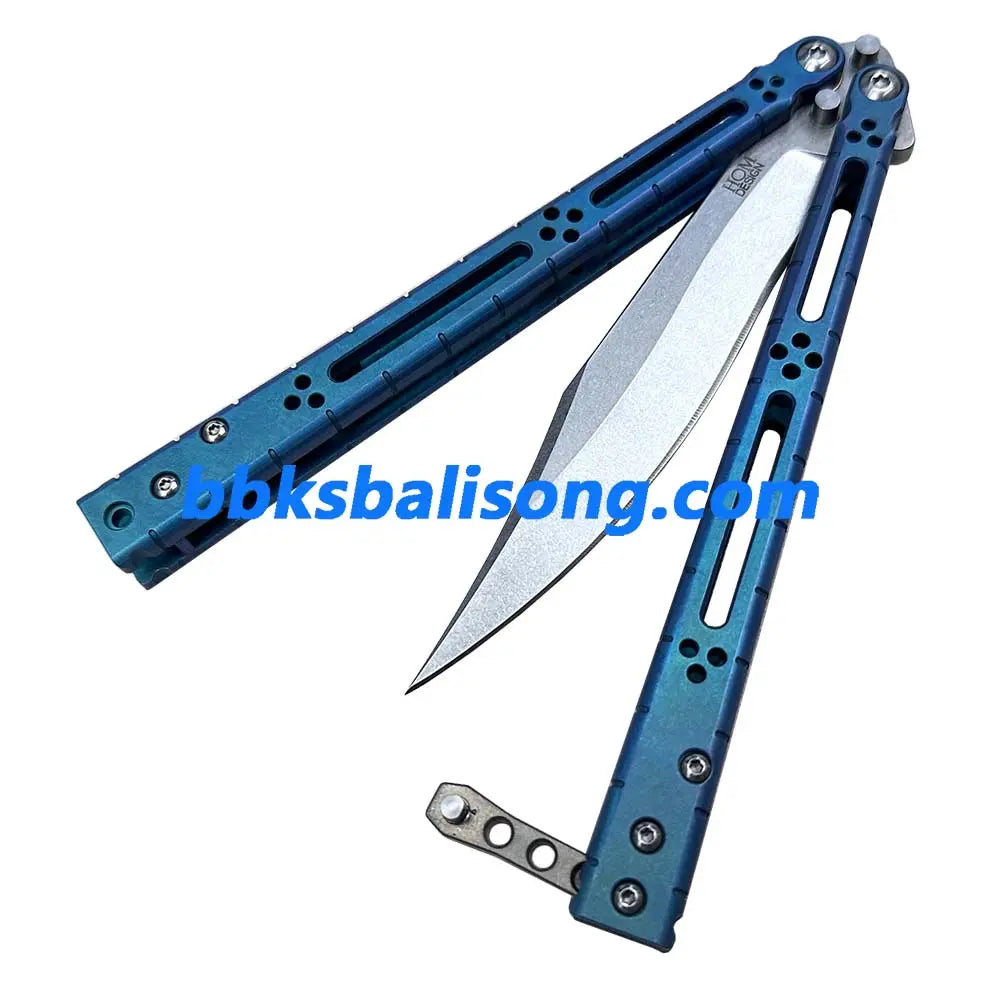 Theone Titanium HOM Basilisk Balisong Clone BBKSbalisong