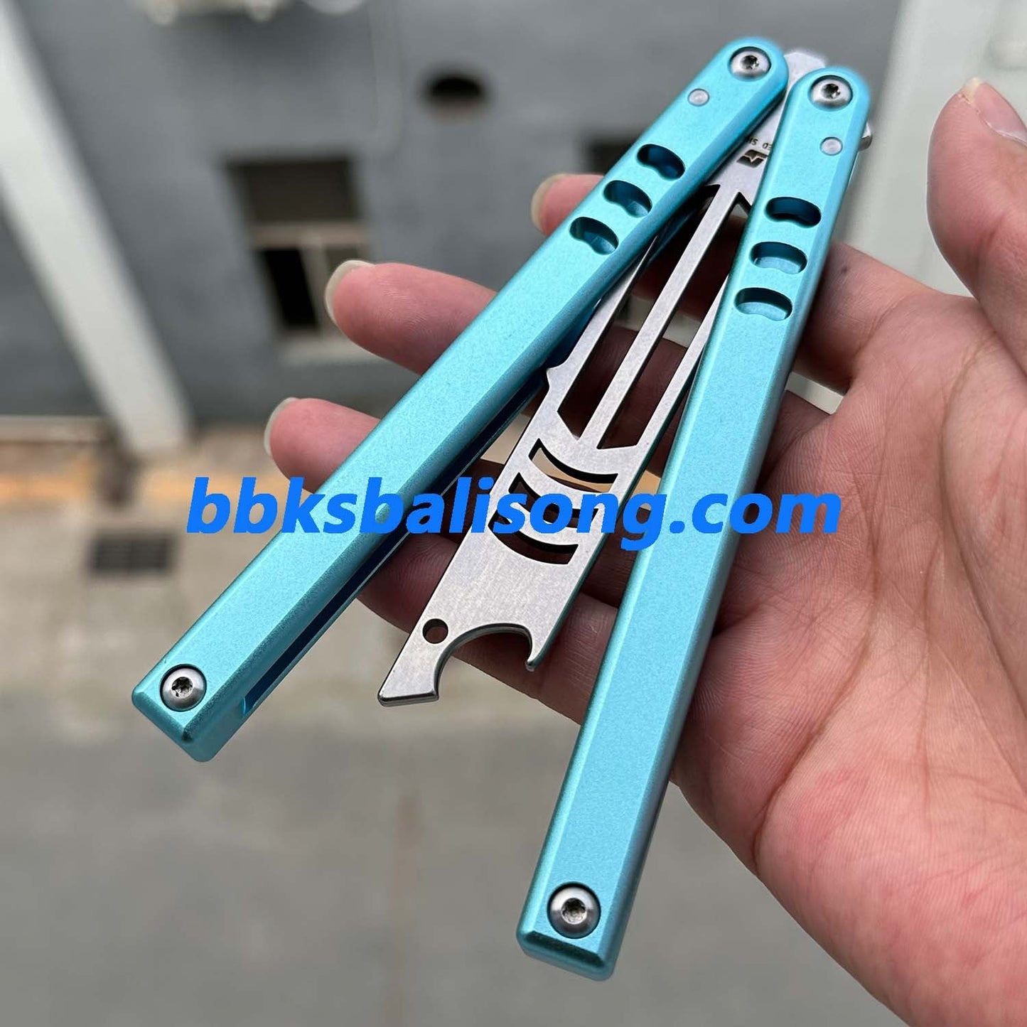 ARMED SHARK Mako V4.5 Clone Bottle Opener Balisong 6061 Aluminum