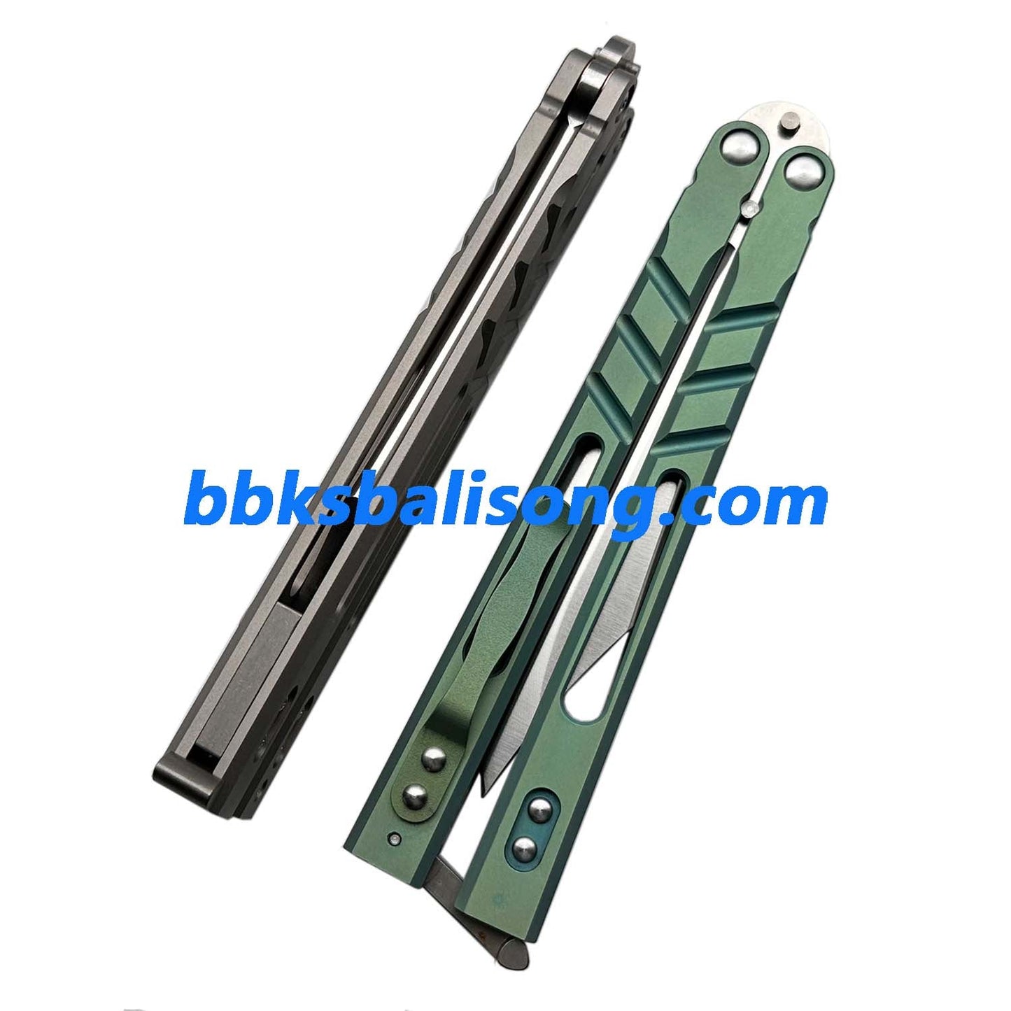 Theone Sandwich AB (Alpha Beast) Balisong Clone Titanium Handle