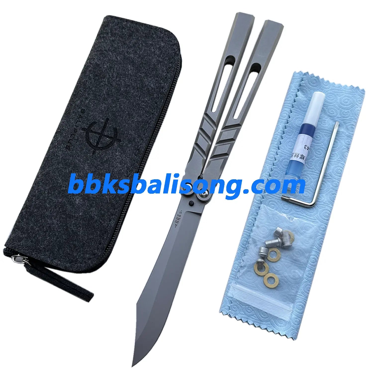 Baliplus BRS CHAB Channel Alpha Beast Latchless or Latch Balisong Clone BBKSbalisong