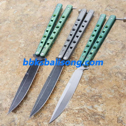 Theone Benchmade BM62 Balisong Clone Titanium Handle