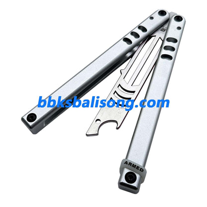 ARMED SHARK Mako V4.5 Clone Bottle Opener Balisong 6061 Aluminum