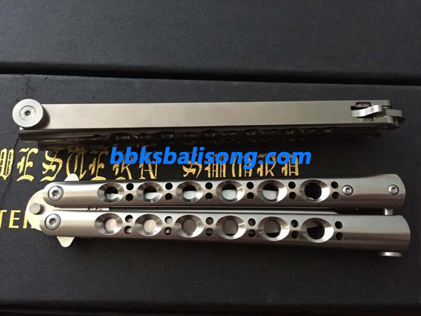 Theone Benchmade BM40 Balisong Clone Titanium Handle