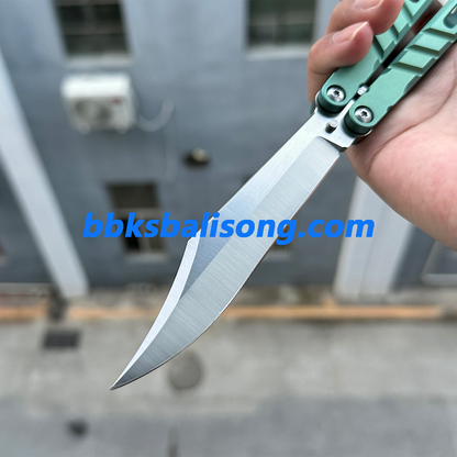 Theone Sandwich AB (Alpha Beast) Balisong Clone Titanium Handle