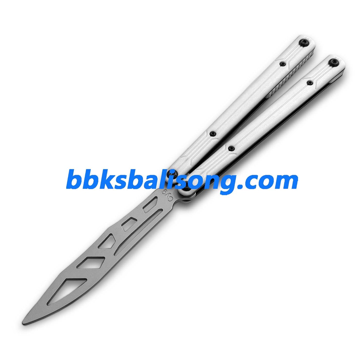 Asgard Steel Cygnus V2 Balisong Stainless Steel Handle Bushings System