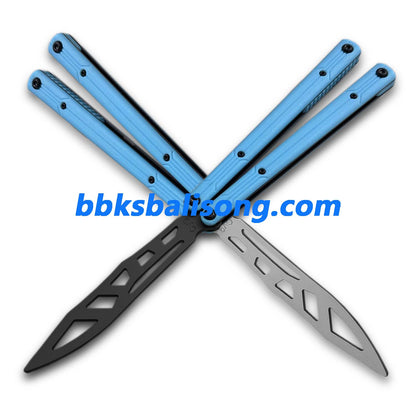 Asgard Steel Cygnus V2 Balisong Stainless Steel Handle Bushings System