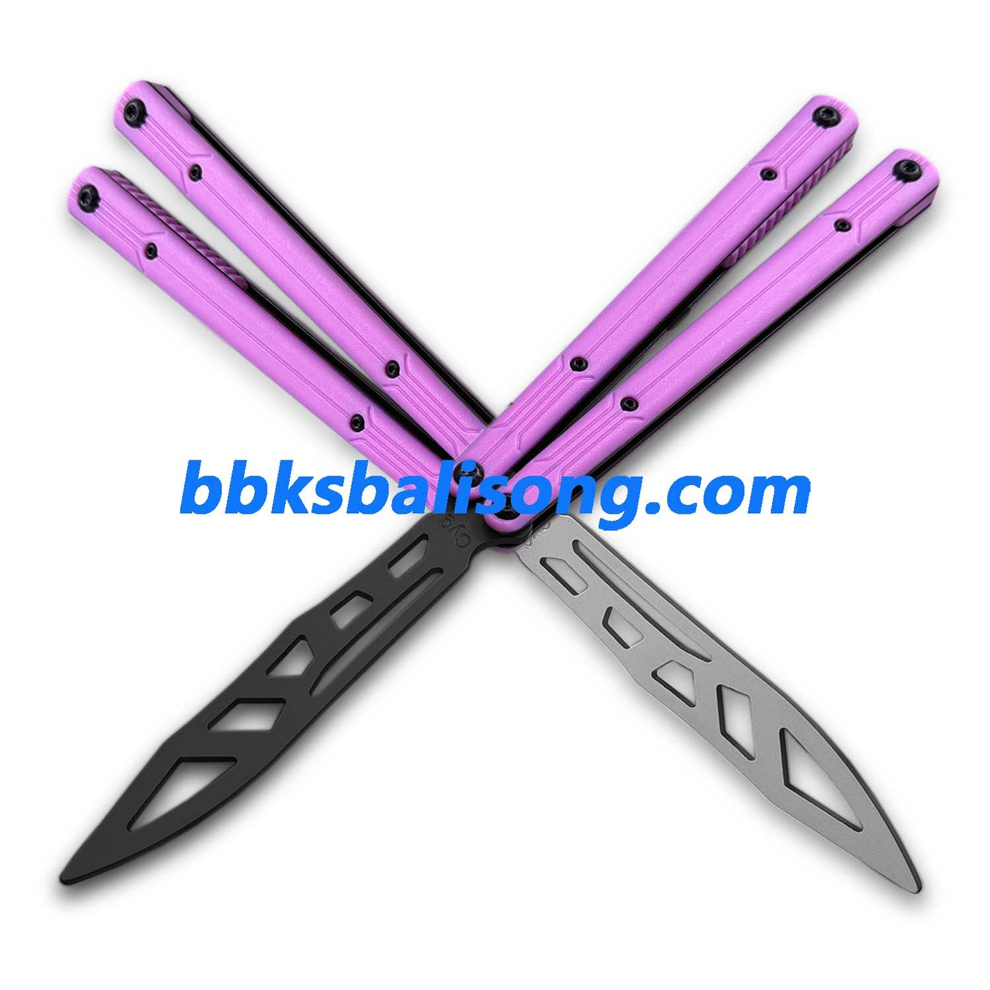 Asgard Steel Cygnus V2 Balisong Stainless Steel Handle Bushings System