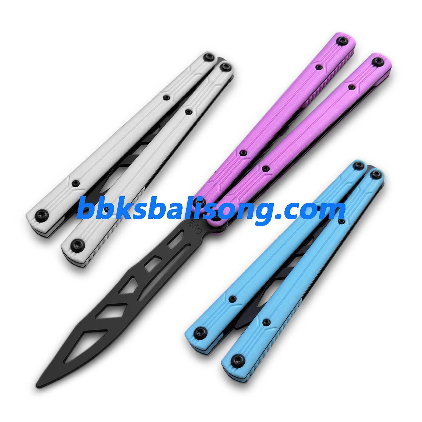 Asgard Steel Cygnus V2 Balisong Stainless Steel Handle Bushings System