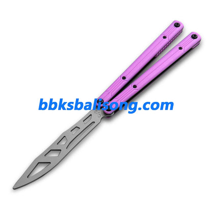 Asgard Steel Cygnus V2 Balisong Stainless Steel Handle Bushings System