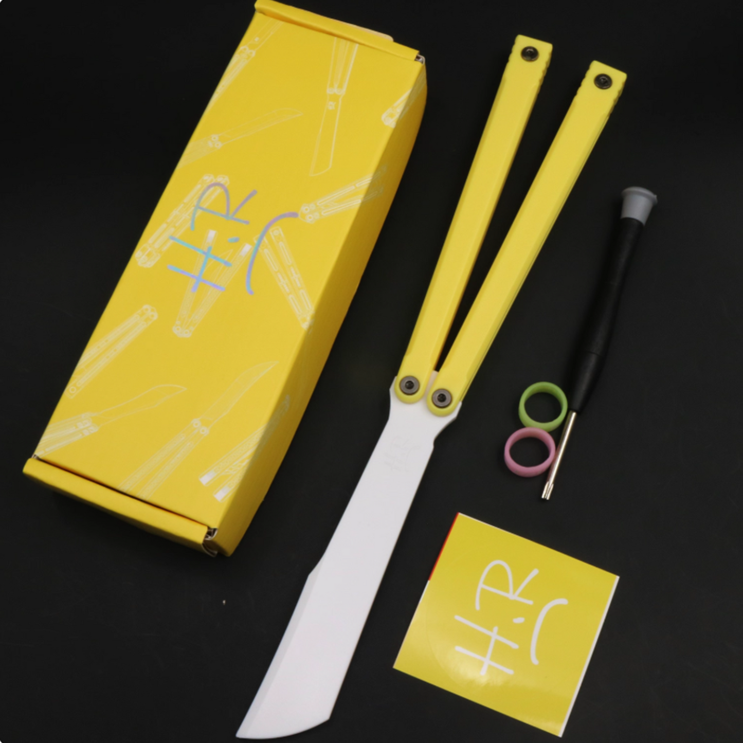 HR Flood Dragon Balisong Trainer Plastic Safe Training