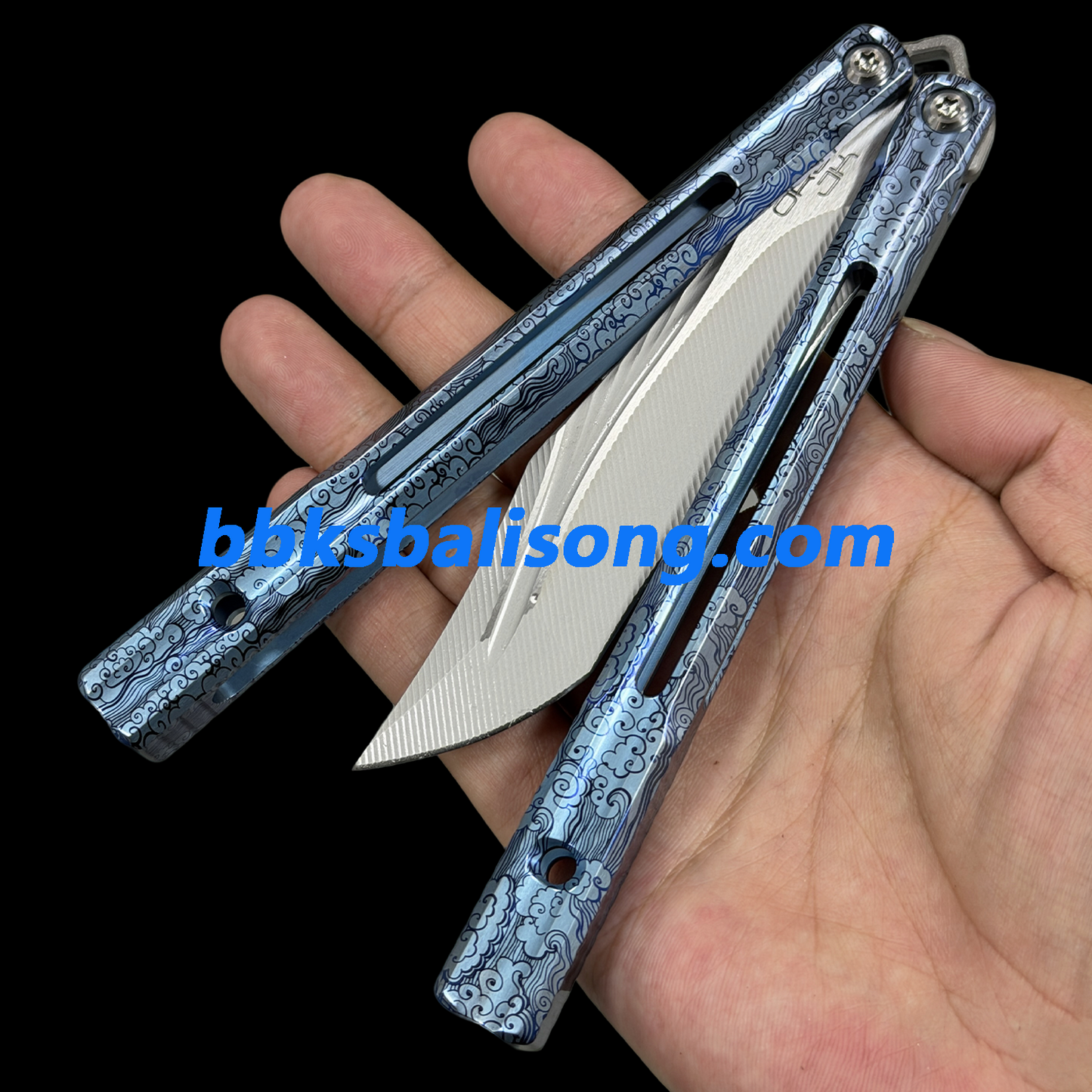 Baliplus Orca V2 Balisong Clone Titanium Handle Bushings System