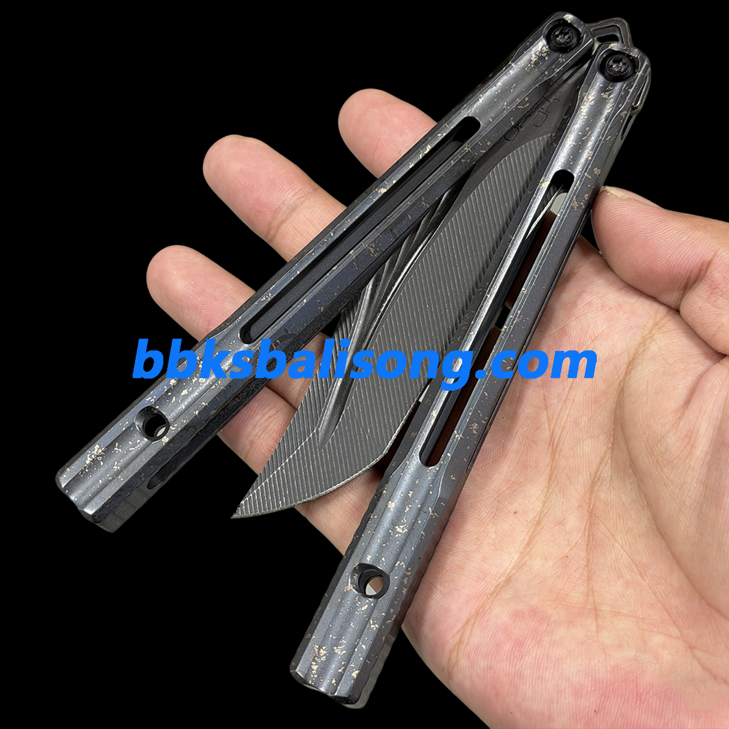 Baliplus Orca V2 Balisong Clone Titanium Handle Bushings System