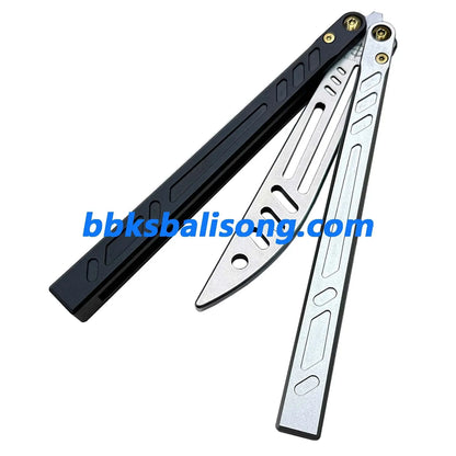 New Baliplus Barebones Balisong Clone 7075 Aluminum Channel Handle BBKSbalisong