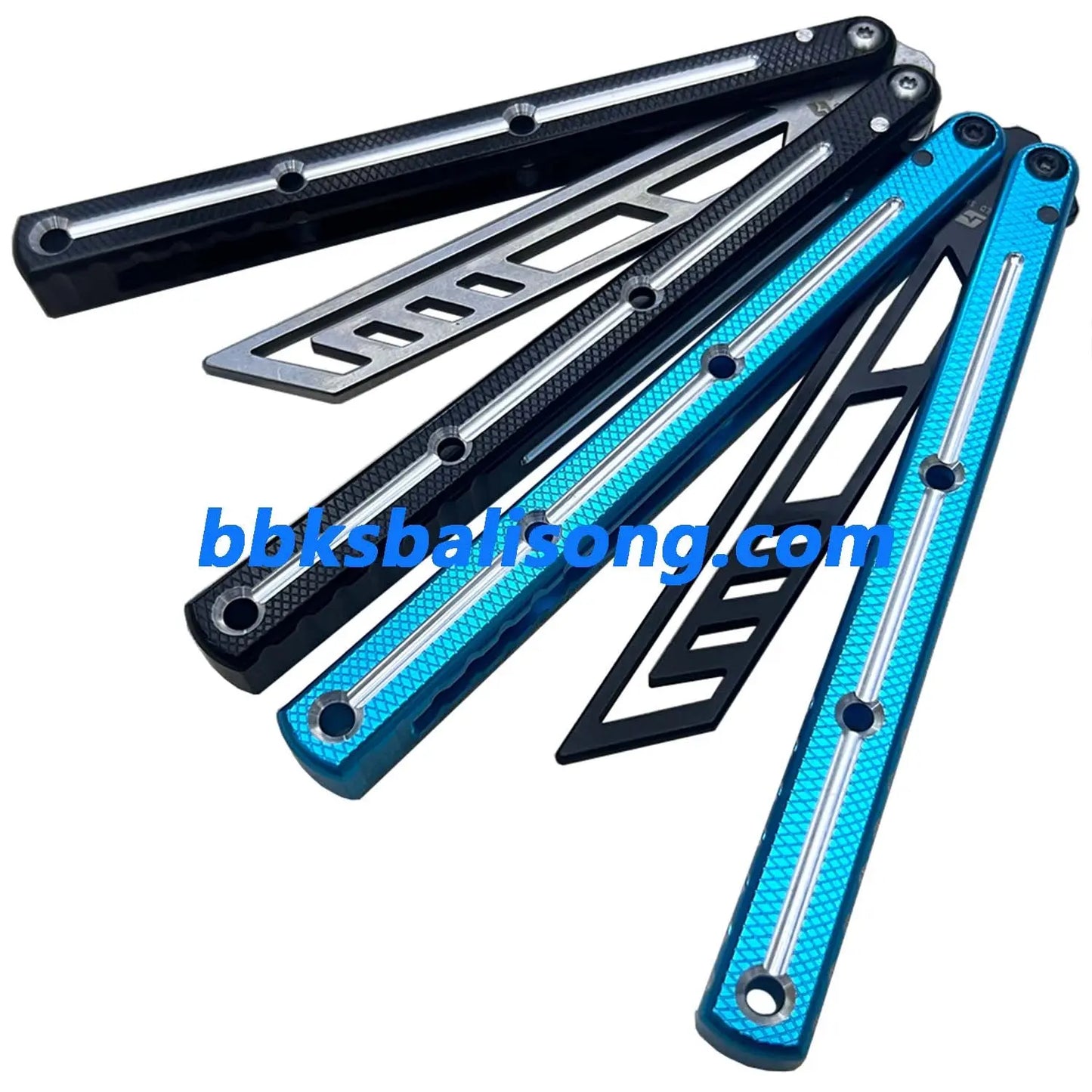 ARMED SHARK Krake Raken (Kraken) V3 Balisong Clone 7075 Aluminum Handle BBKSbalisong