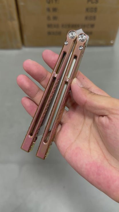 BaliX Telesto Clone Balisong Titanium Handle