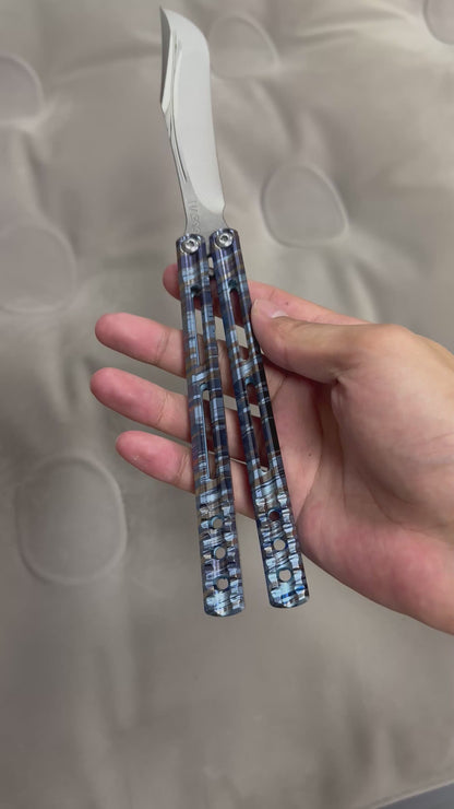 AKD Orca V1 Balisong Clone Titanium Handle