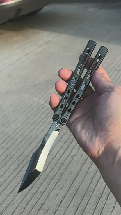 Titus Echo Original Balisong Titanium Handle