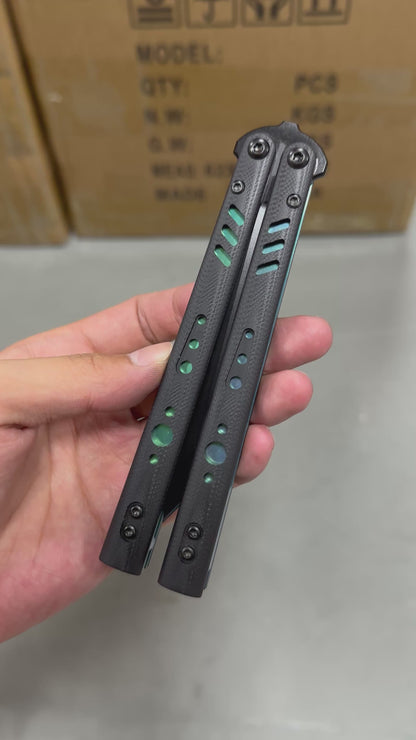 Titus Replicant Balisong Clone Titanium Lining