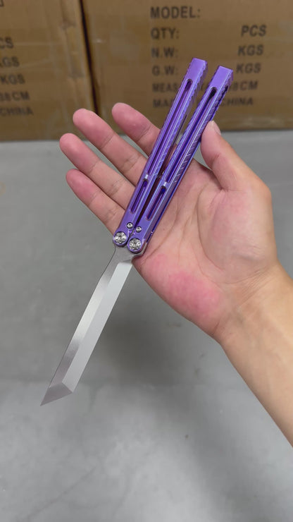 BaliX Telesto Clone Balisong Titanium Handle