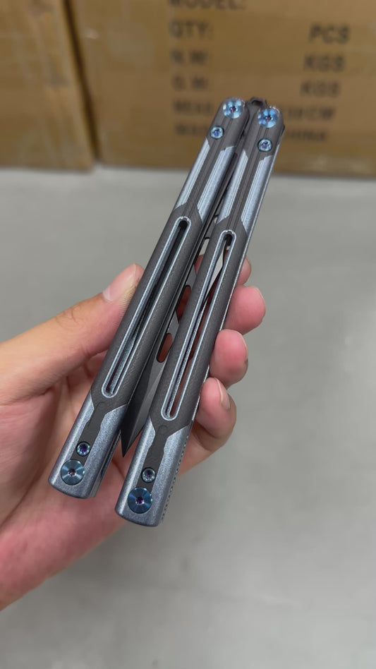 Titus Cygnus Balisong Clone G10+7075 Aluminum