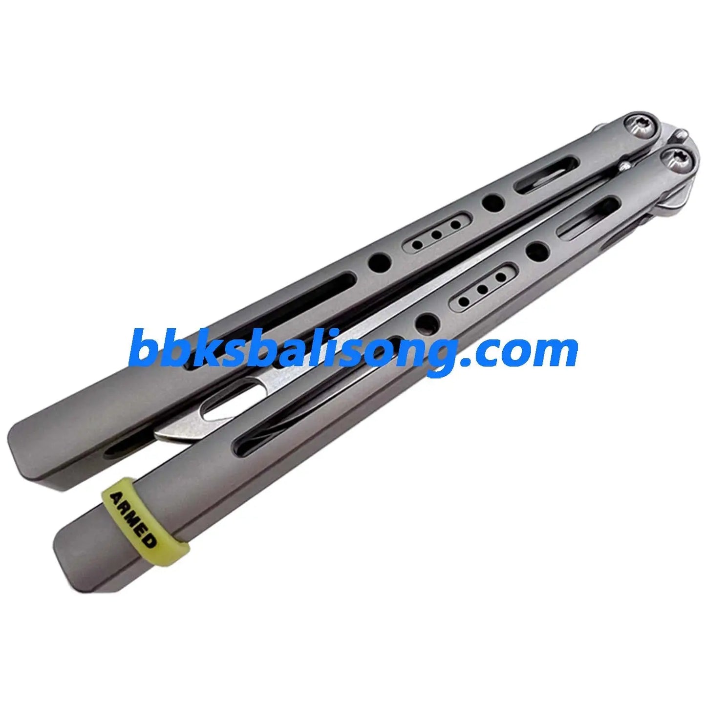 ARMED SHARK Sentinel Balisong Clone Titanium Handle BBKSbalisong