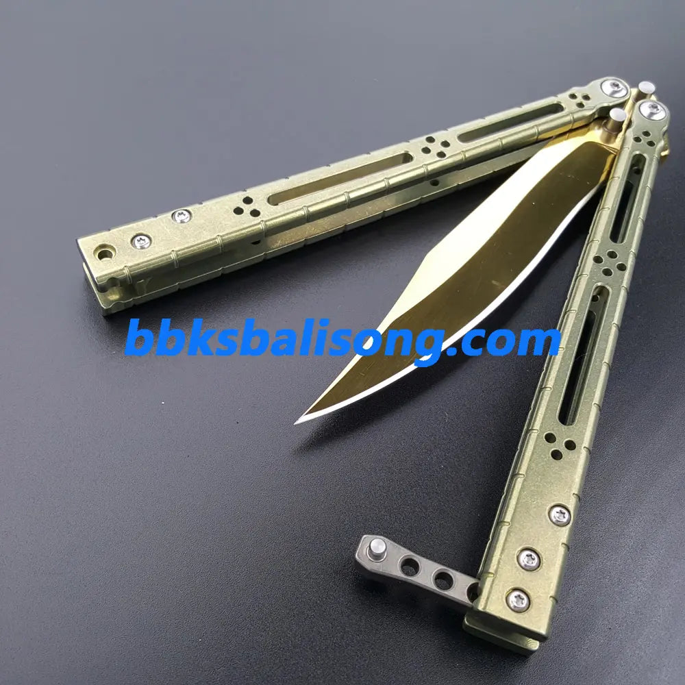 Theone Titanium HOM Basilisk Balisong Clone BBKSbalisong