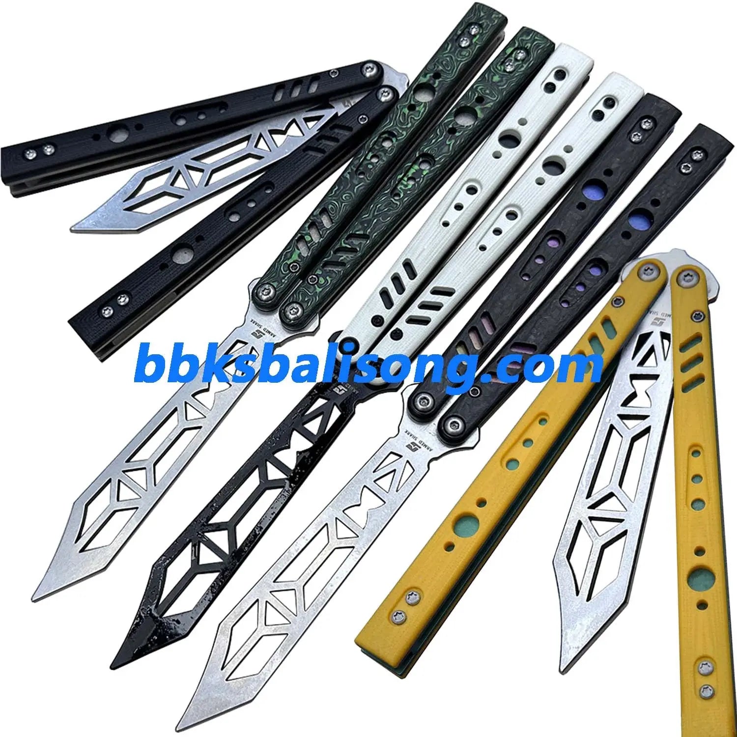 ARMED SHARK BRS Replicant (REP) Balisong Clone Titanium+G10 Handle BBKSbalisong