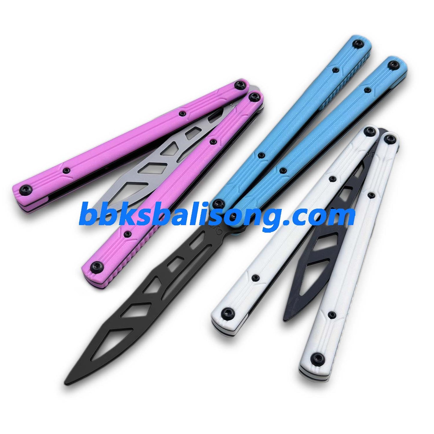 Asgard Steel Cygnus V2 Balisong Stainless Steel Handle Bushings System