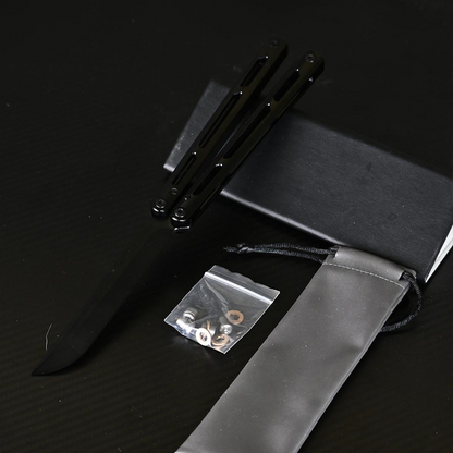 Titus Tsunami V4 Clone Balisong Trainer 7075 Aluminum Handle Bushing System