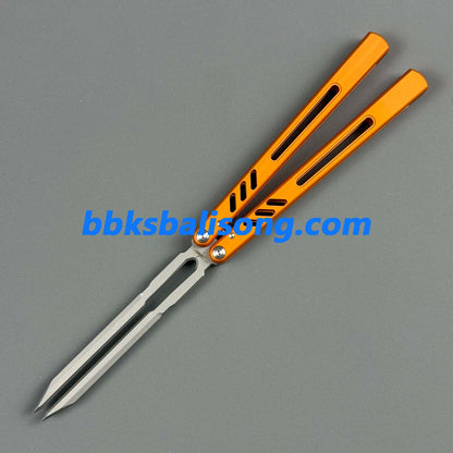 Banshu 8801 Balisong Tuning Fork Blade 7075 Aluminum Handle Bushings System