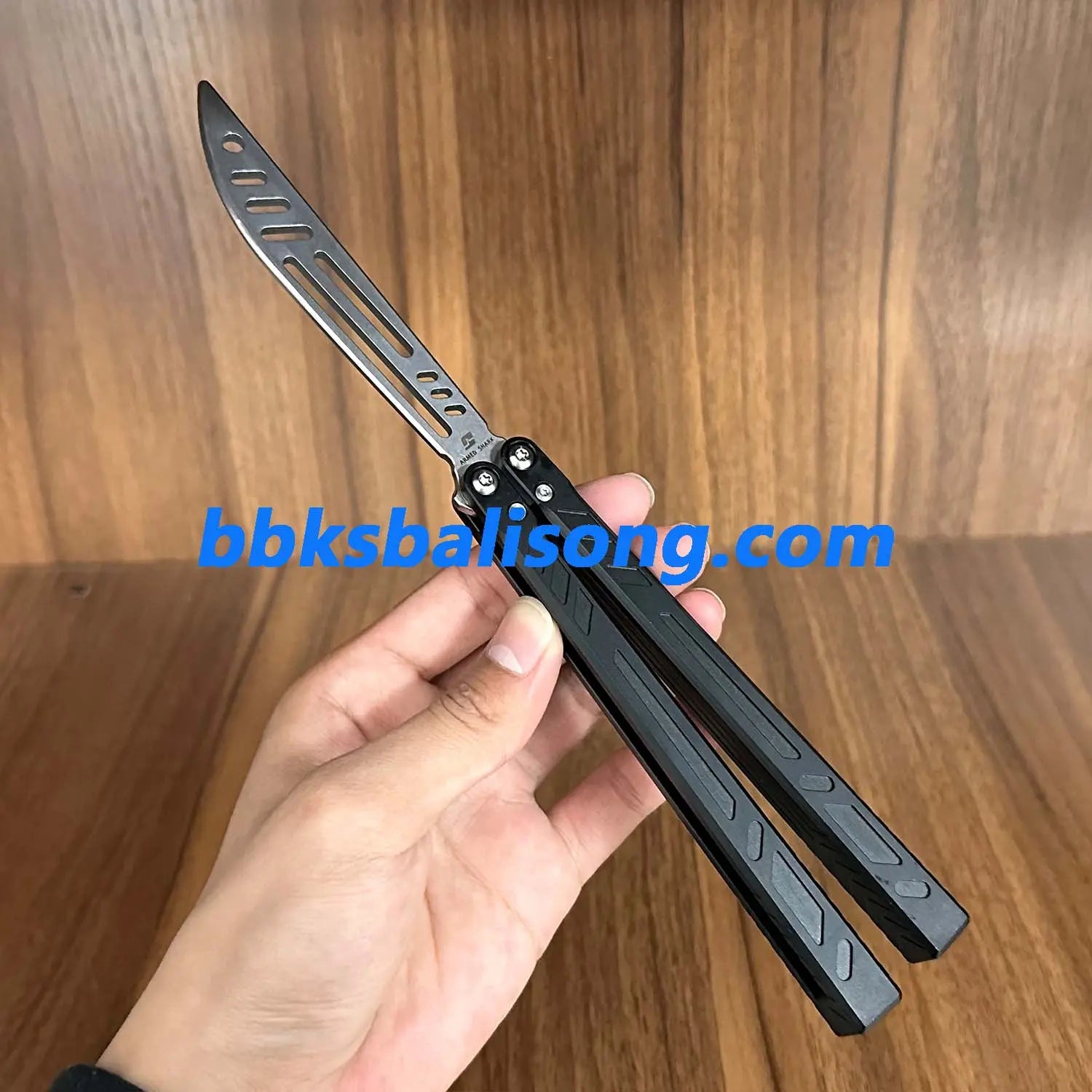 ARMED SHARK 7075 Aluminum Channel Barebones Balisong Clone BBKSbalisong