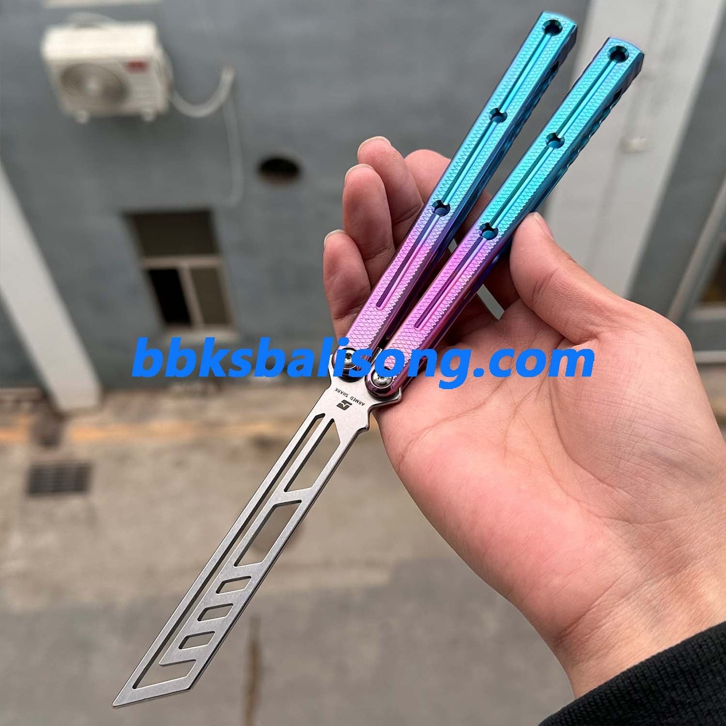 ARMED SHARK Titanium Krake Raken (Kraken) V3 Balisong Clone