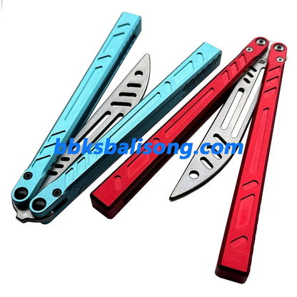 ARMED SHARK 7075 Aluminum Channel Barebones Balisong Clone BBKSbalisong