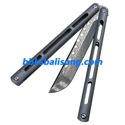 Theone Tsunami Balisong Clone Titanium Channel Handle BBKSbalisong