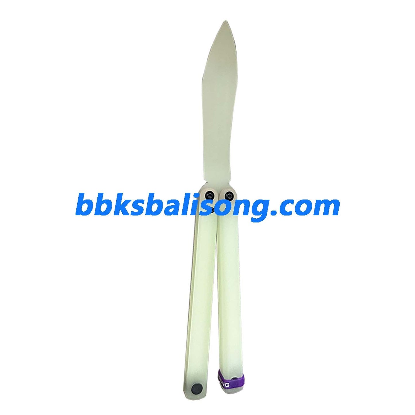 Yuppie Luminous Fluorescent Plastic Balisong