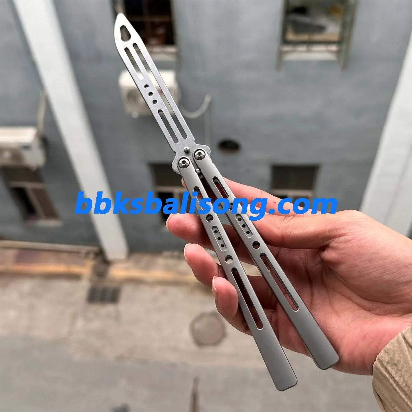 ARMED SHARK Sentinel Balisong Clone Titanium Handle BBKSbalisong