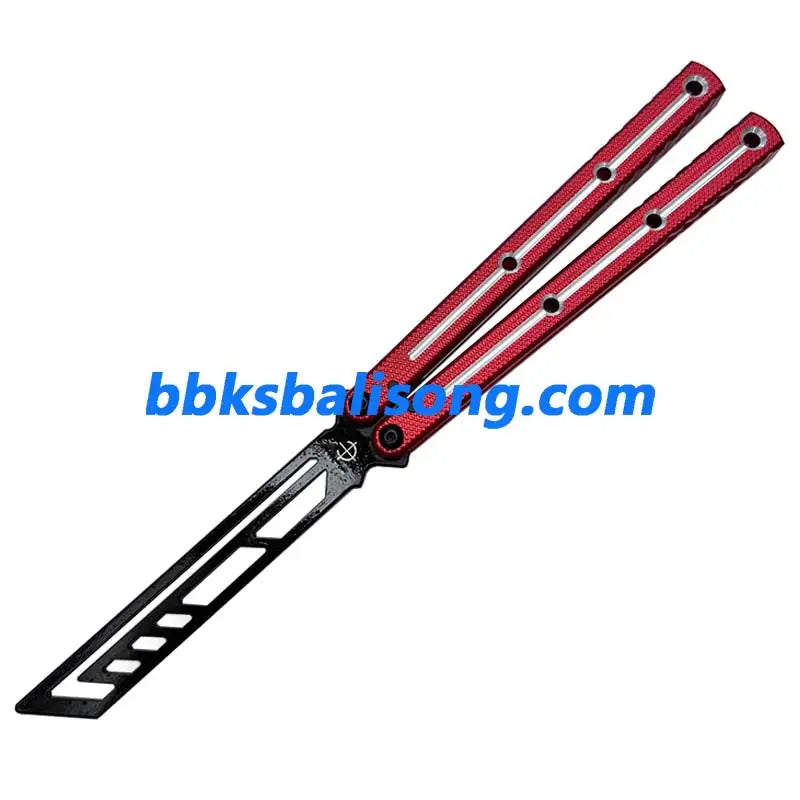 Baliplus Krake Raken (Kraken) V3 Balisong Trainer Clone 6061 Aluminum Channel Handle BBKSbalisong