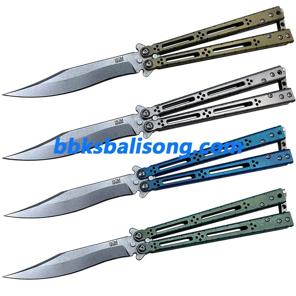 Theone Titanium HOM Basilisk Balisong Clone BBKSbalisong