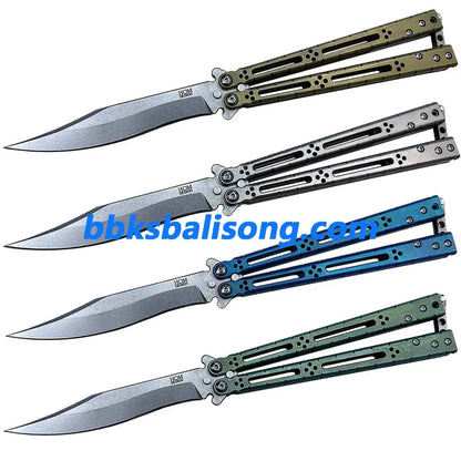 Theone Titanium HOM Basilisk Balisong Clone BBKSbalisong