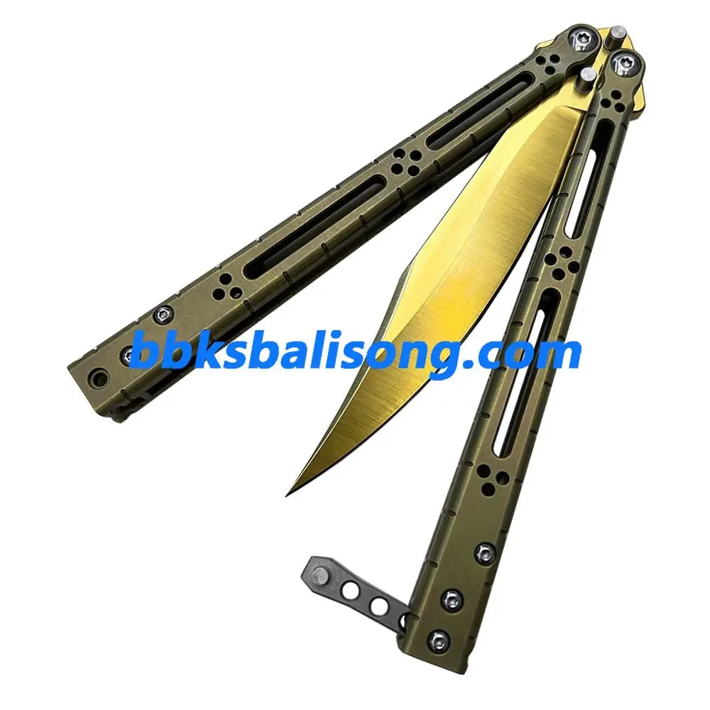 Theone Titanium HOM Basilisk Balisong Clone BBKSbalisong