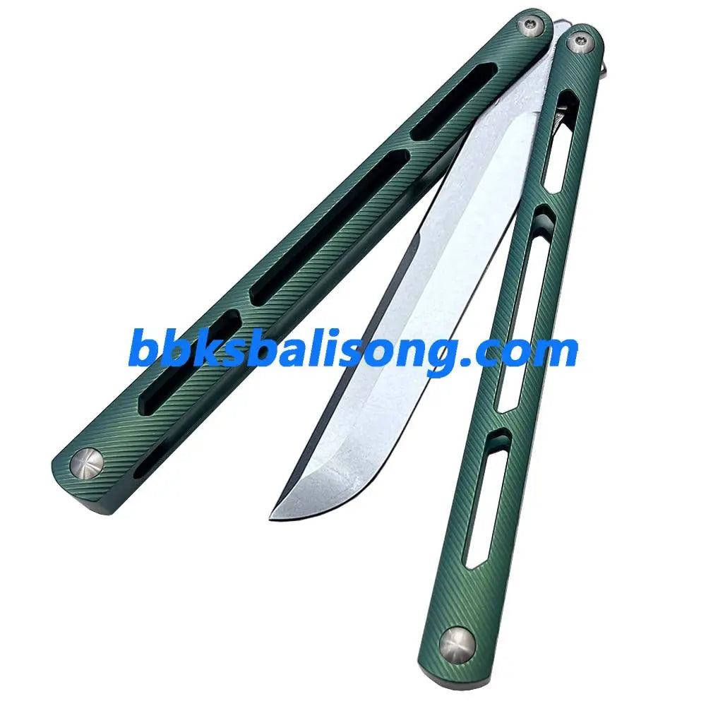 Theone Tsunami Balisong Clone Titanium Channel Handle BBKSbalisong