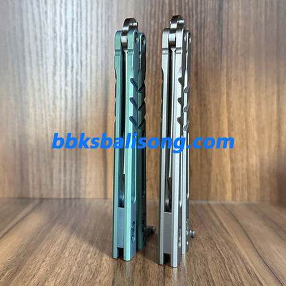 Theone Sandwich AB (Alpha Beast) Balisong Clone Titanium Handle