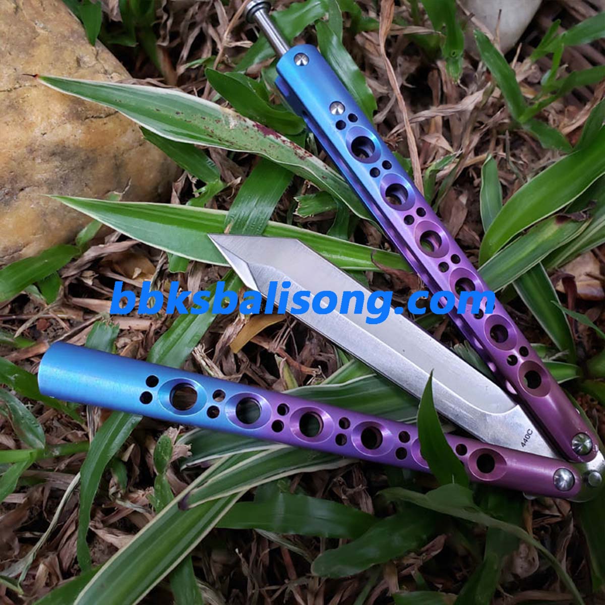 Theone Benchmade BM46 BM47 Balisong Clone Titanium Handle