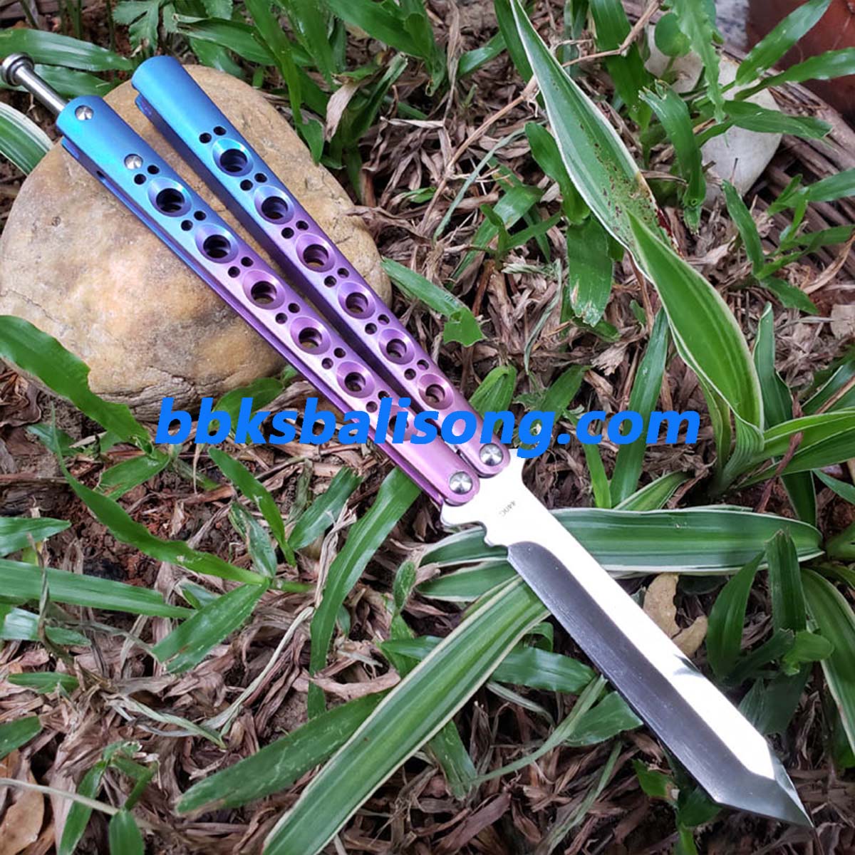 Theone Benchmade BM46 BM47 Balisong Clone Titanium Handle