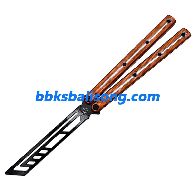 Baliplus Krake Raken (Kraken) V3 Balisong Trainer Clone 6061 Aluminum Channel Handle BBKSbalisong