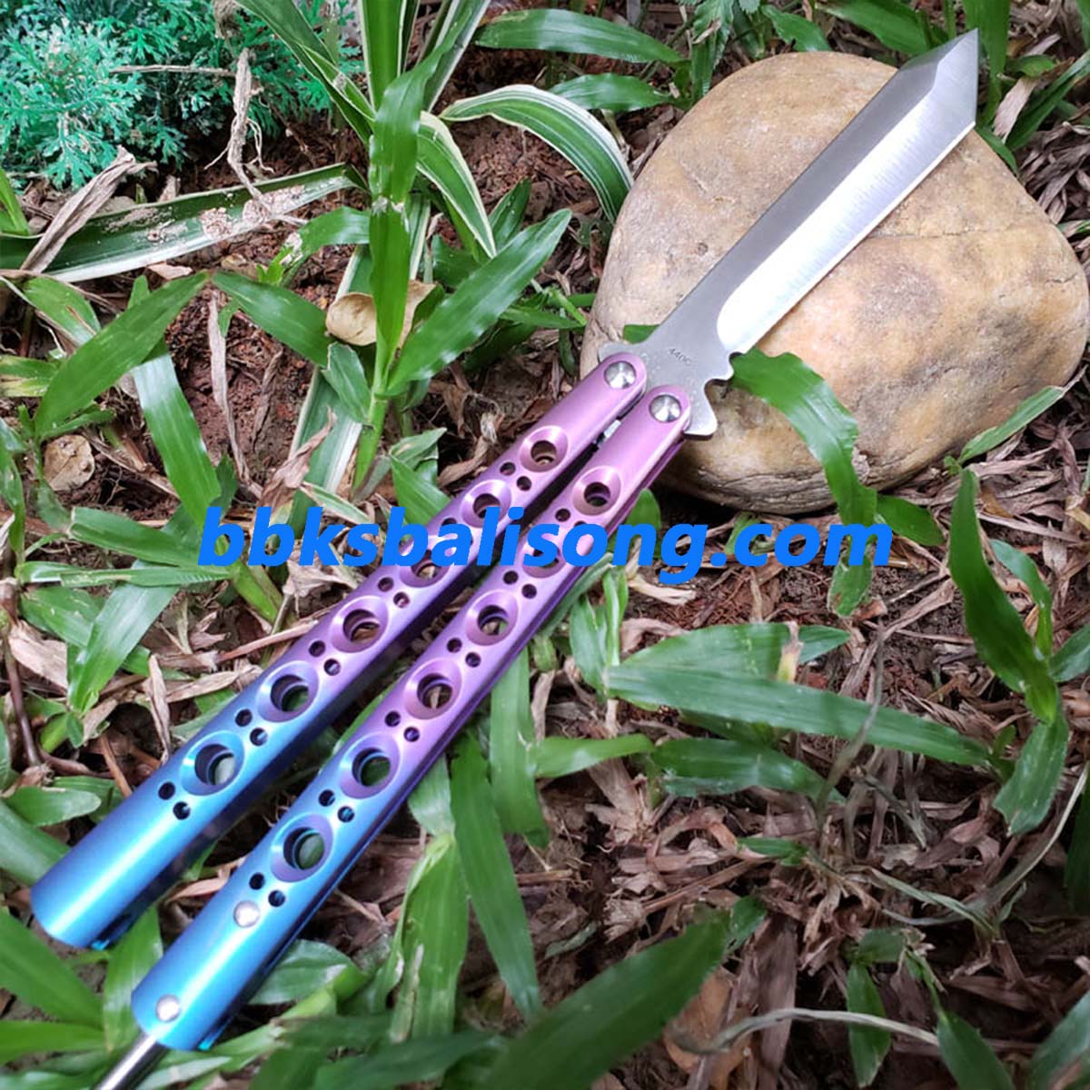 Theone Benchmade BM46 BM47 Balisong Clone Titanium Handle